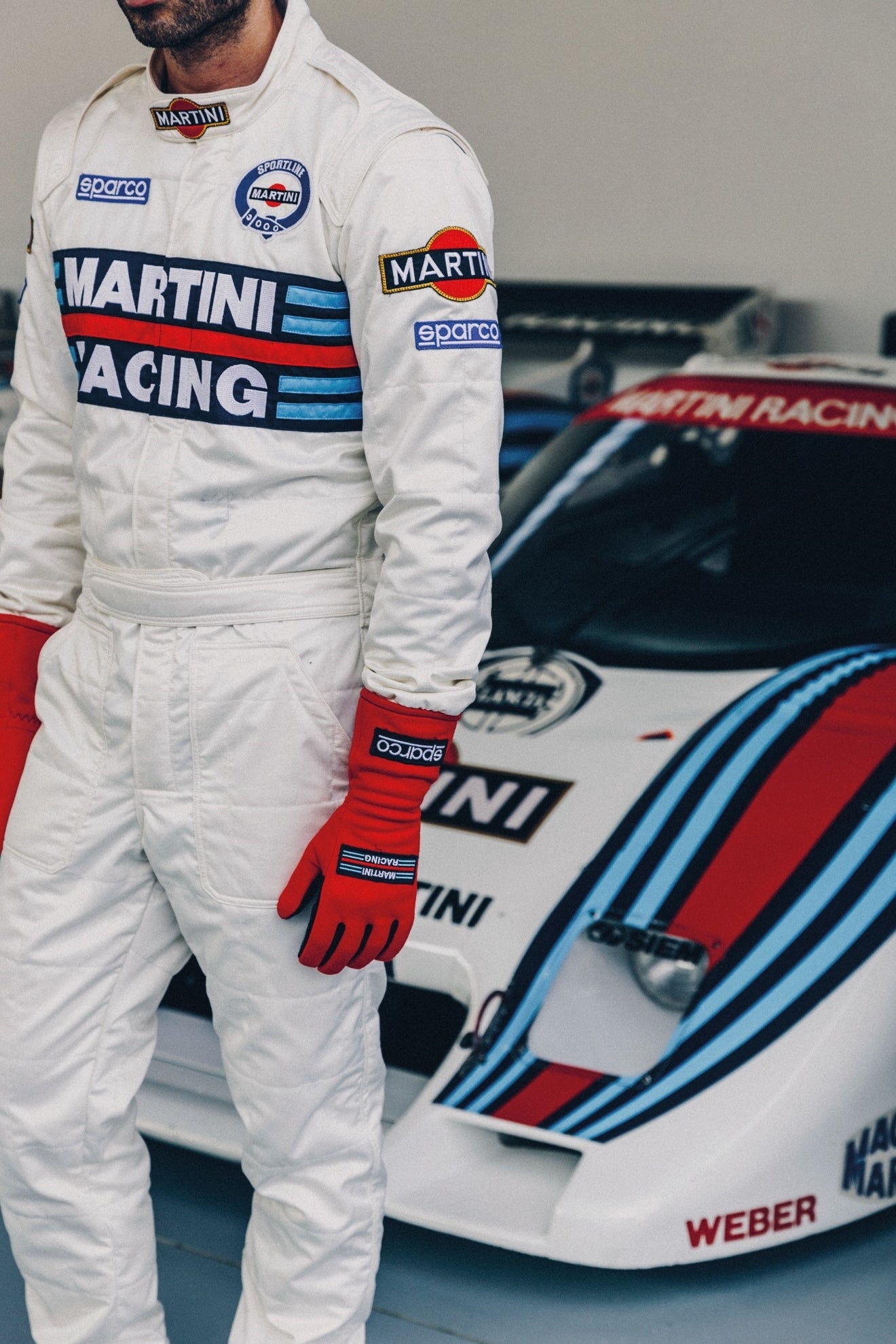 SPARCO Martini Vintage Auto Racing Suit