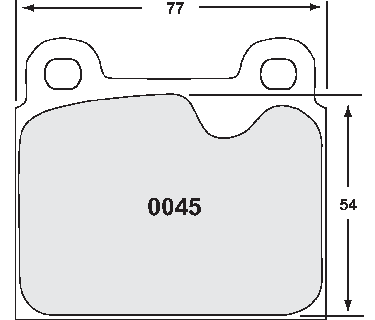 PFC Racing Brake Pads - 0045