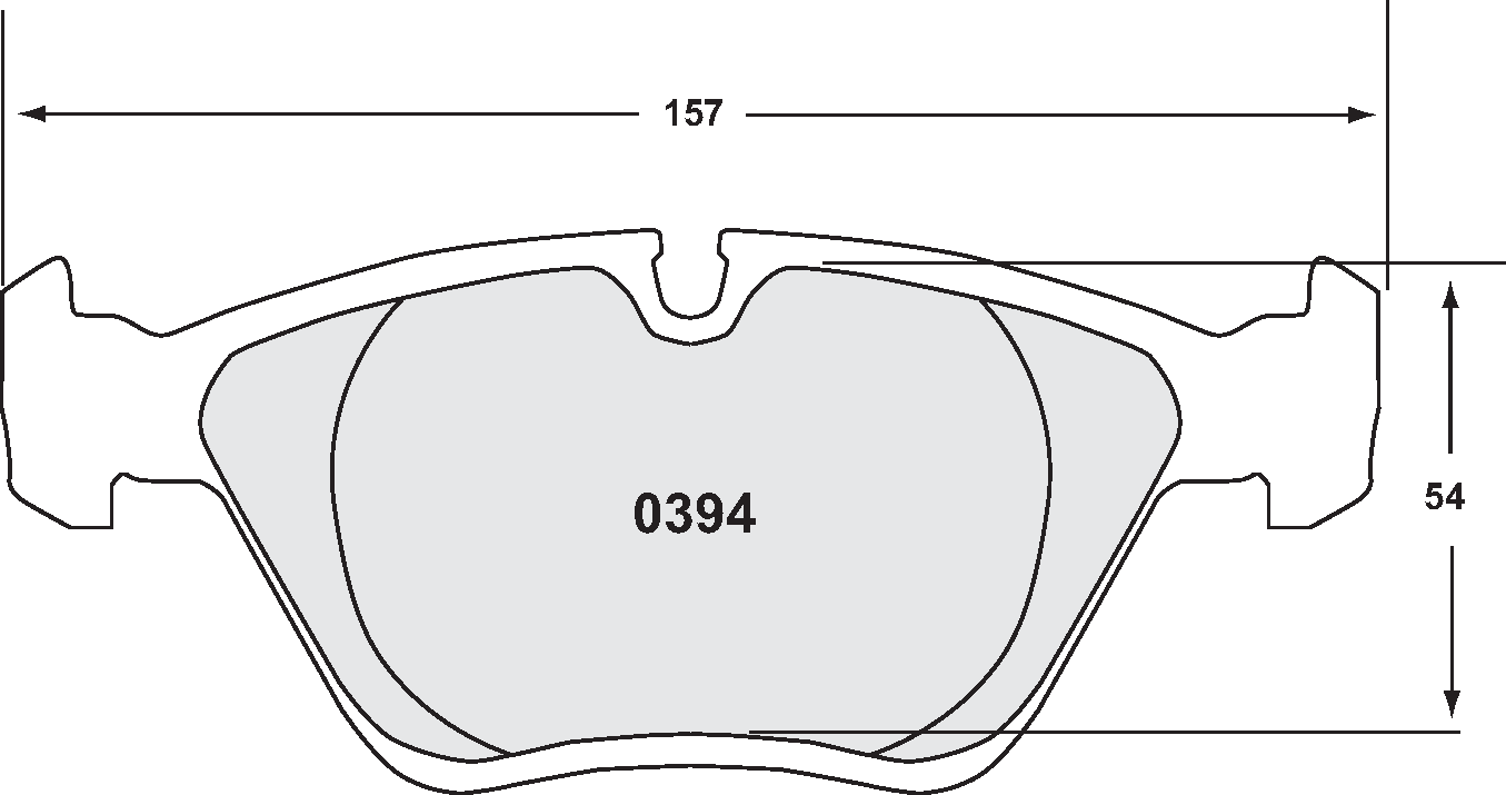 PFC Racing Brake Pads - 0394