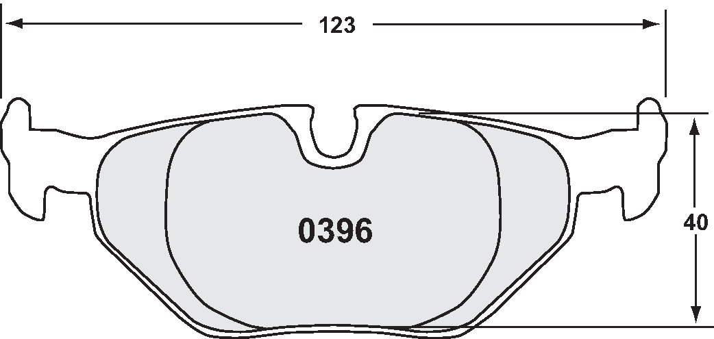 PFC Racing Brake Pads - 0396