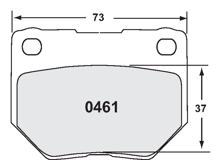 PFC Racing Brake Pads - 0461