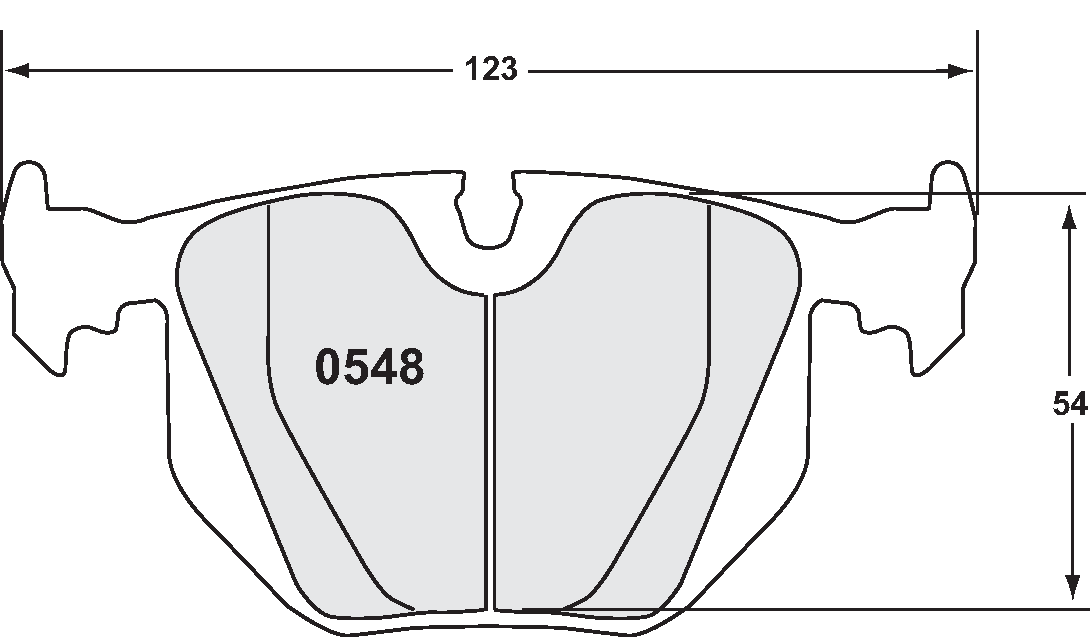 PFC Racing Brake Pads - 0548