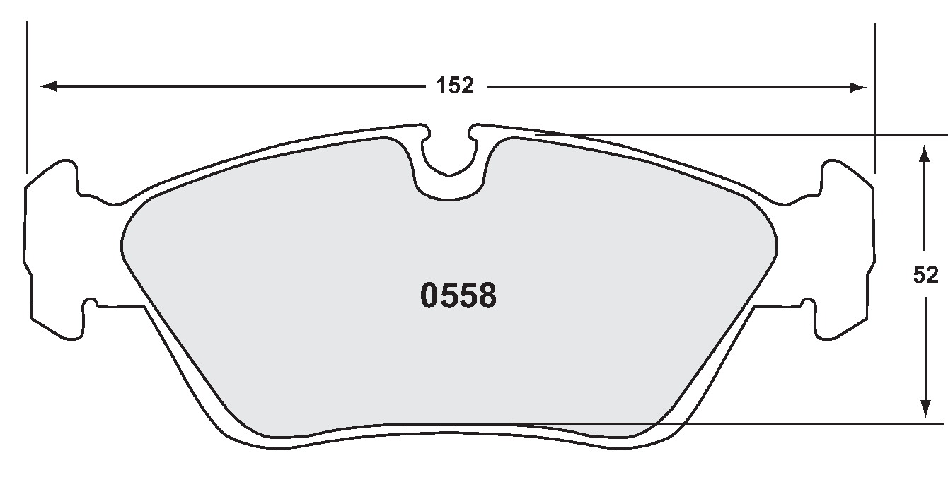 PFC Racing Brake Pads - 0558