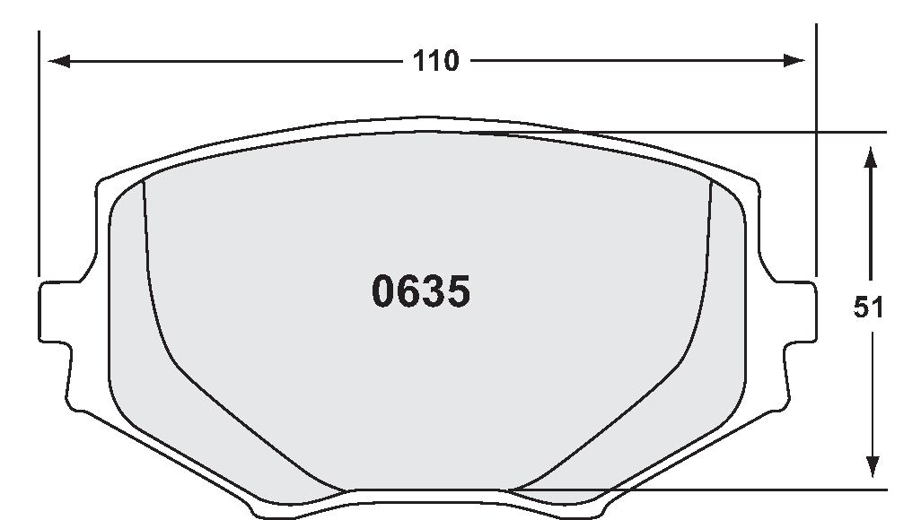 PFC Racing Brake Pads - 0635