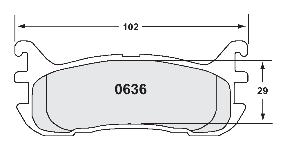 PFC Racing Brake Pads - 0636