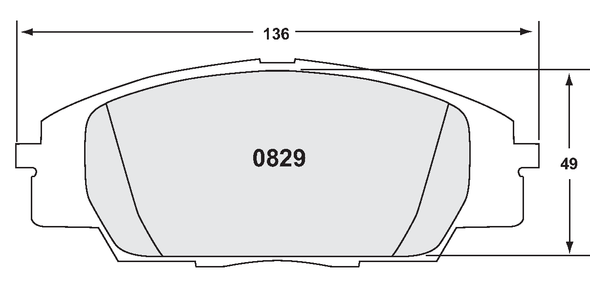 PFC Racing Brake Pads - 0829