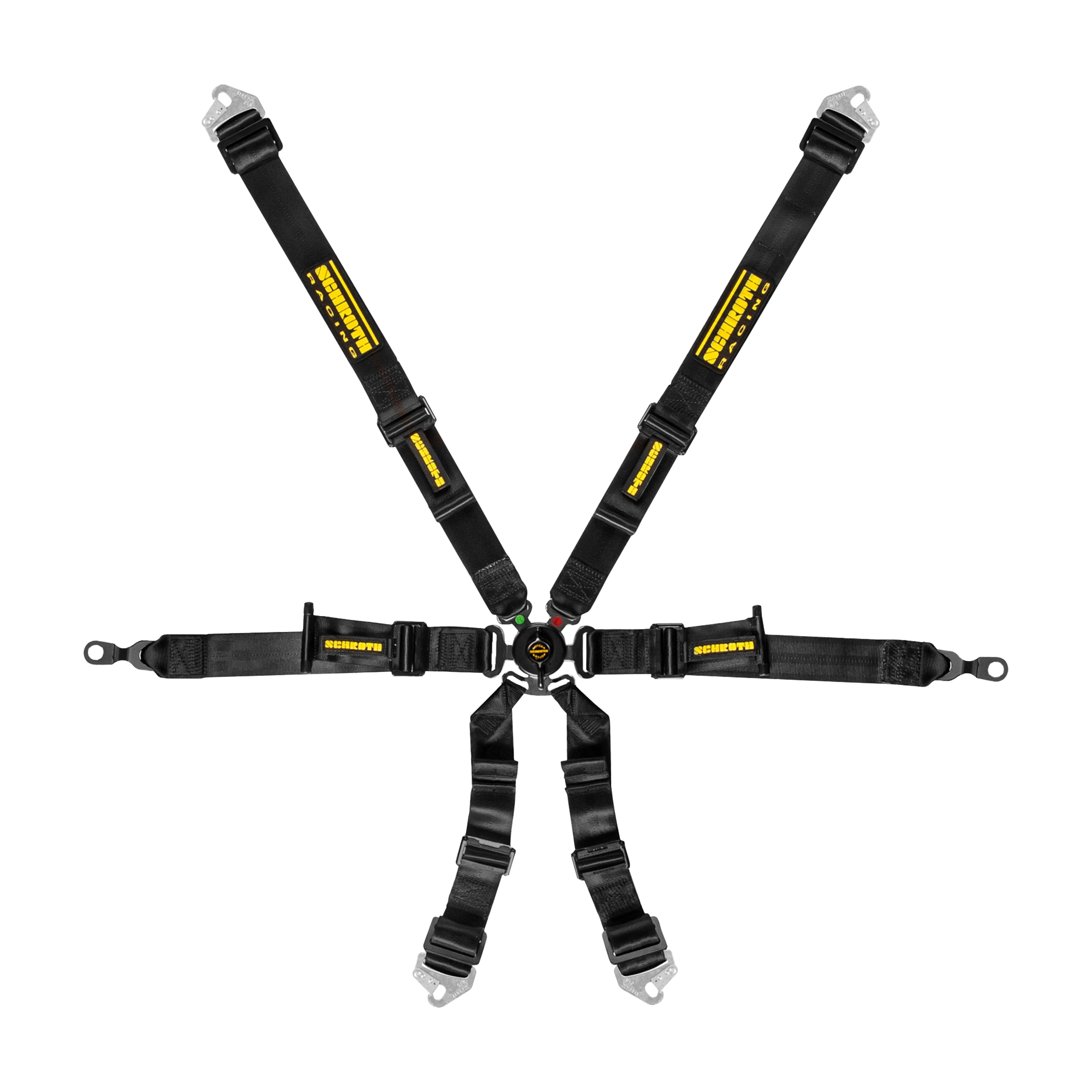SCHROTH Porsche GT3 Profi 2 x 2 6-Point Racing Harness (2030 FIA Approved)