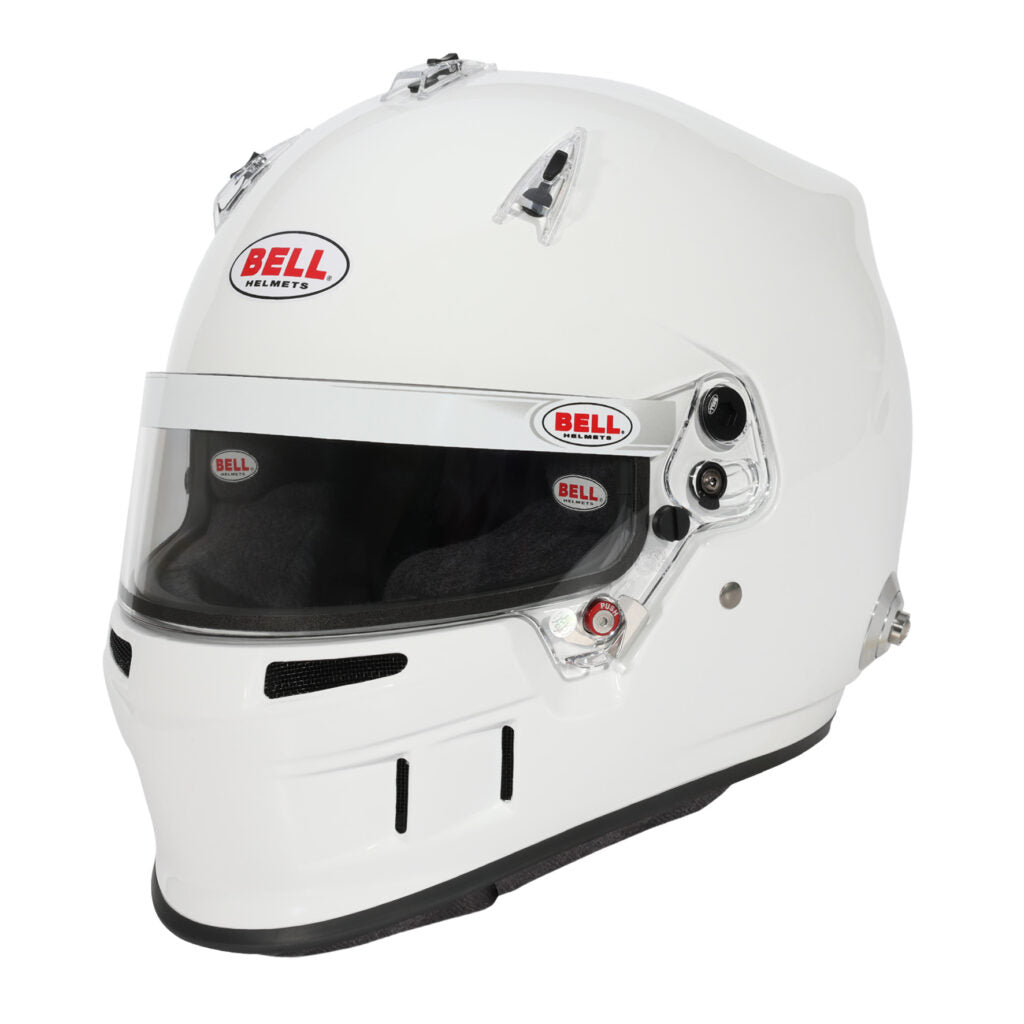 bell helmet auto Bell XR7 PRO Racing Helmet - Snell SA2025, Snell SA2025 | White