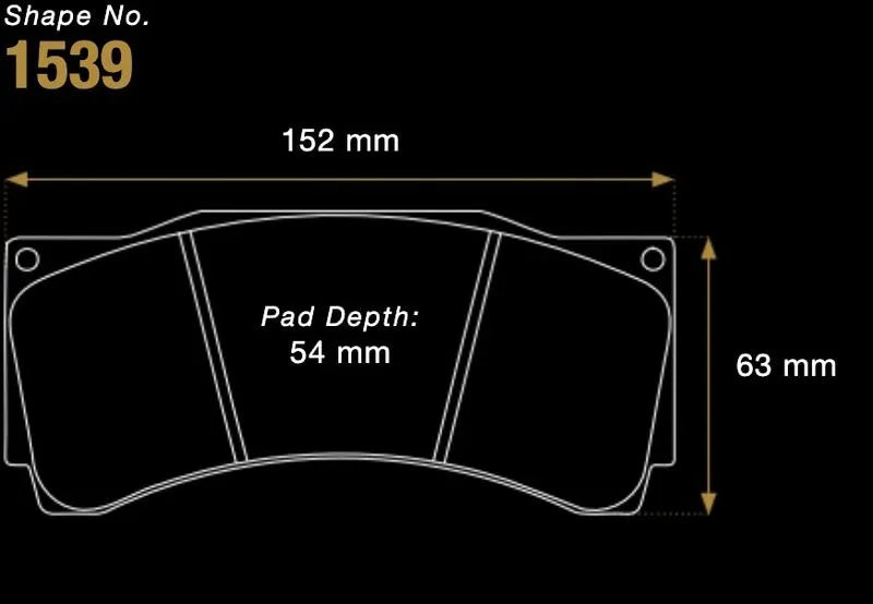 Pagid Racing RSX Premium Brake Pads