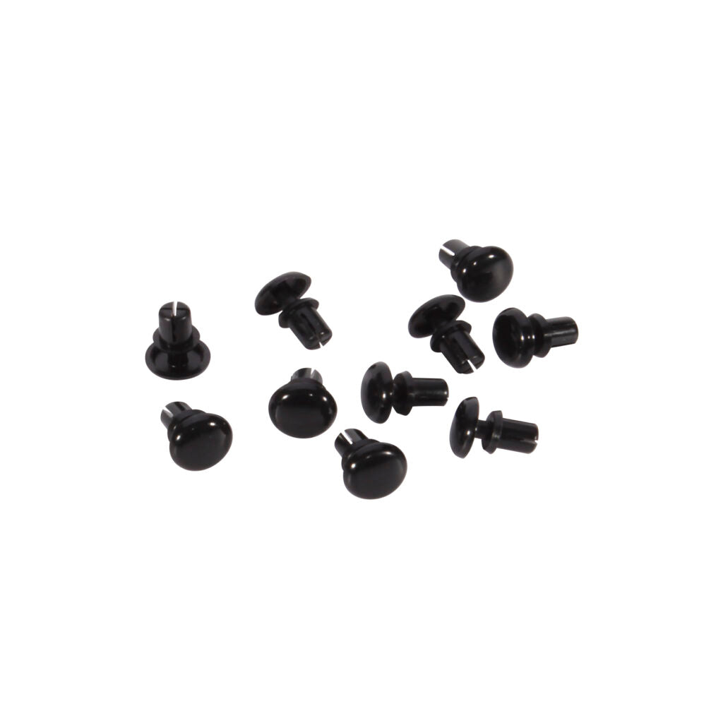 BELL CIRCLE GROMMET VENT PLUG KIT BLACK (10 PCS) Bell Helmet
