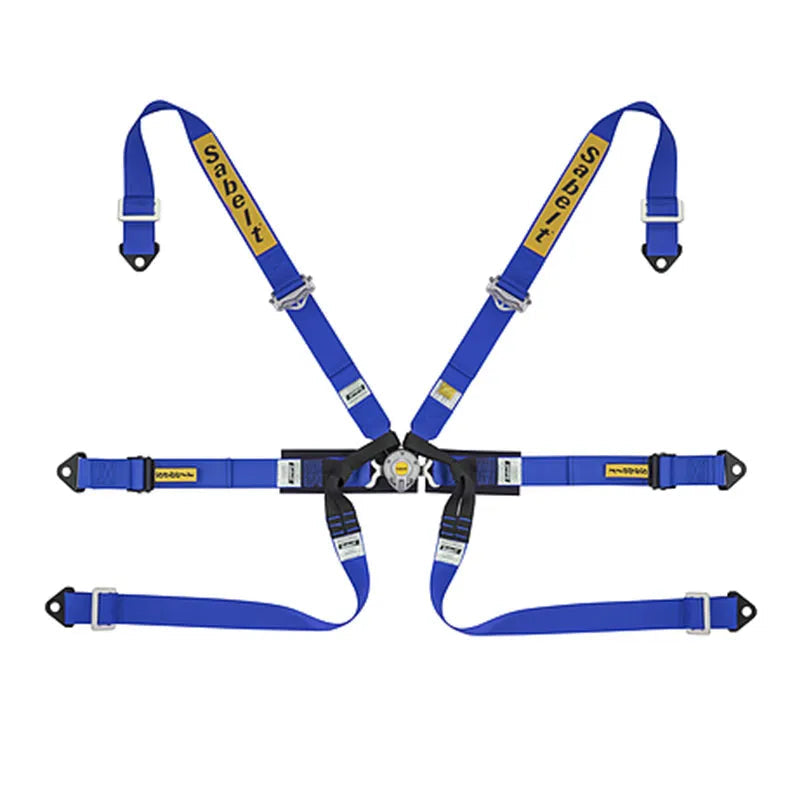 SABELT 2 x 2 Formula Series Aluminum 6-Point Racing Harness (2030 FIA Approved)