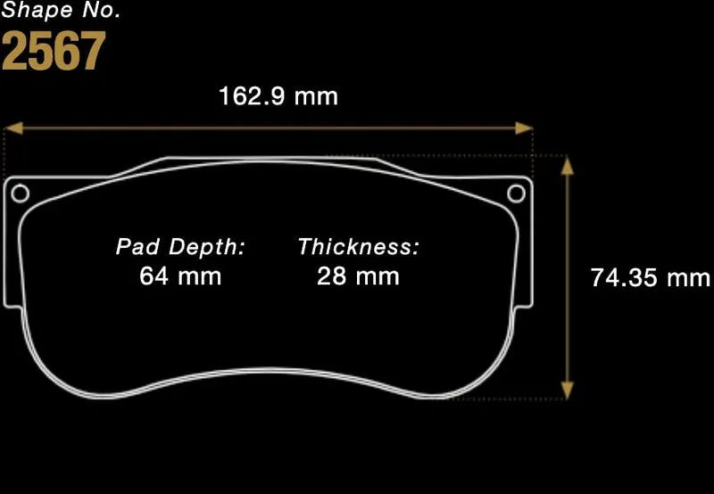 Pagid Racing RSX Premium Brake Pads