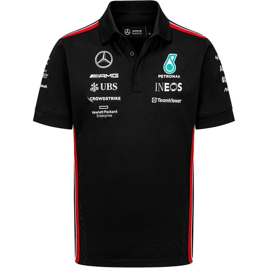 HUGO BOSS Mercedes AMG Petronas ポロシャツ Hugo Boss X Mercedes AMG Petronas Formula One F1 Crew Team Shirt
