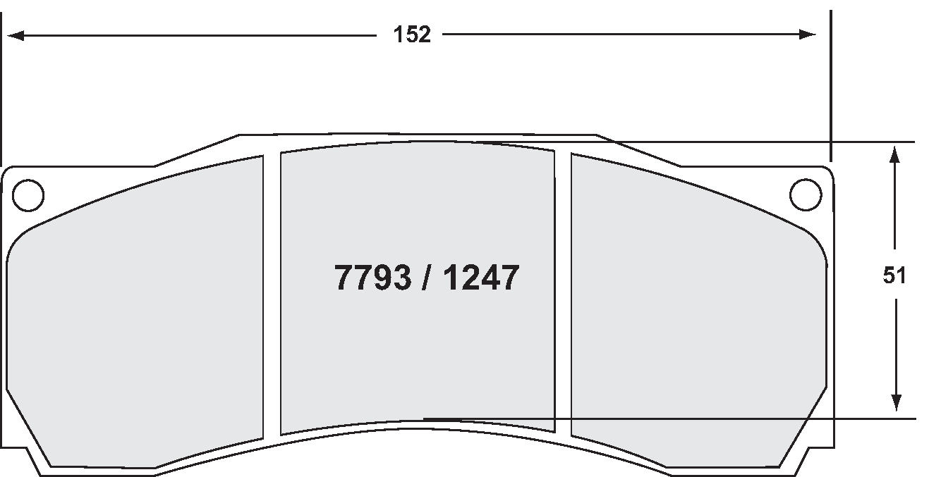 PFC Racing Brake Pads - 7793