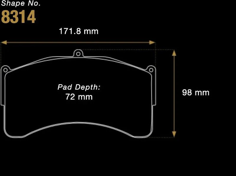 Pagid Racing RSX Premium Brake Pads