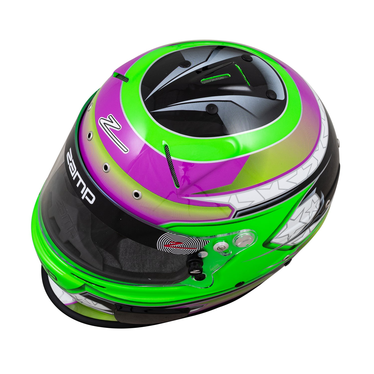 ZAMP RZ-70E Switch Graphic Auto Racing Helmet