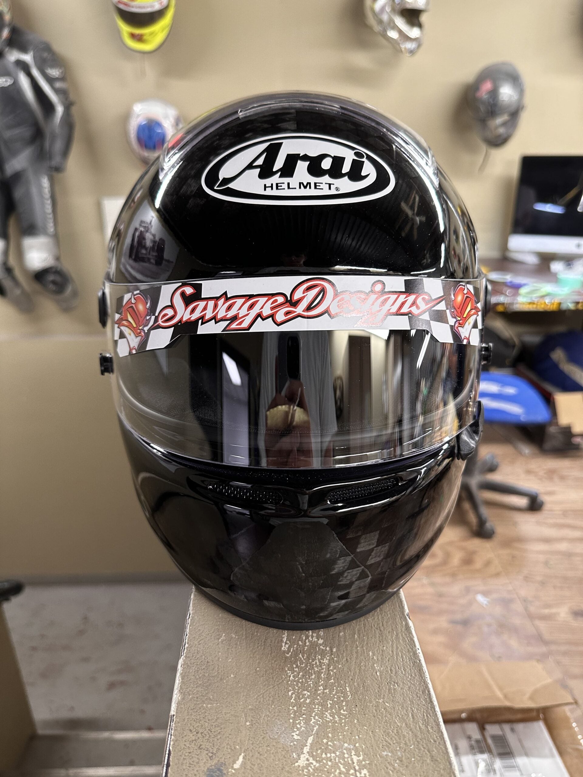 SAVAGE DESIGNS ARAI GP-6/GP-7 TOP CENTER Air Adapter