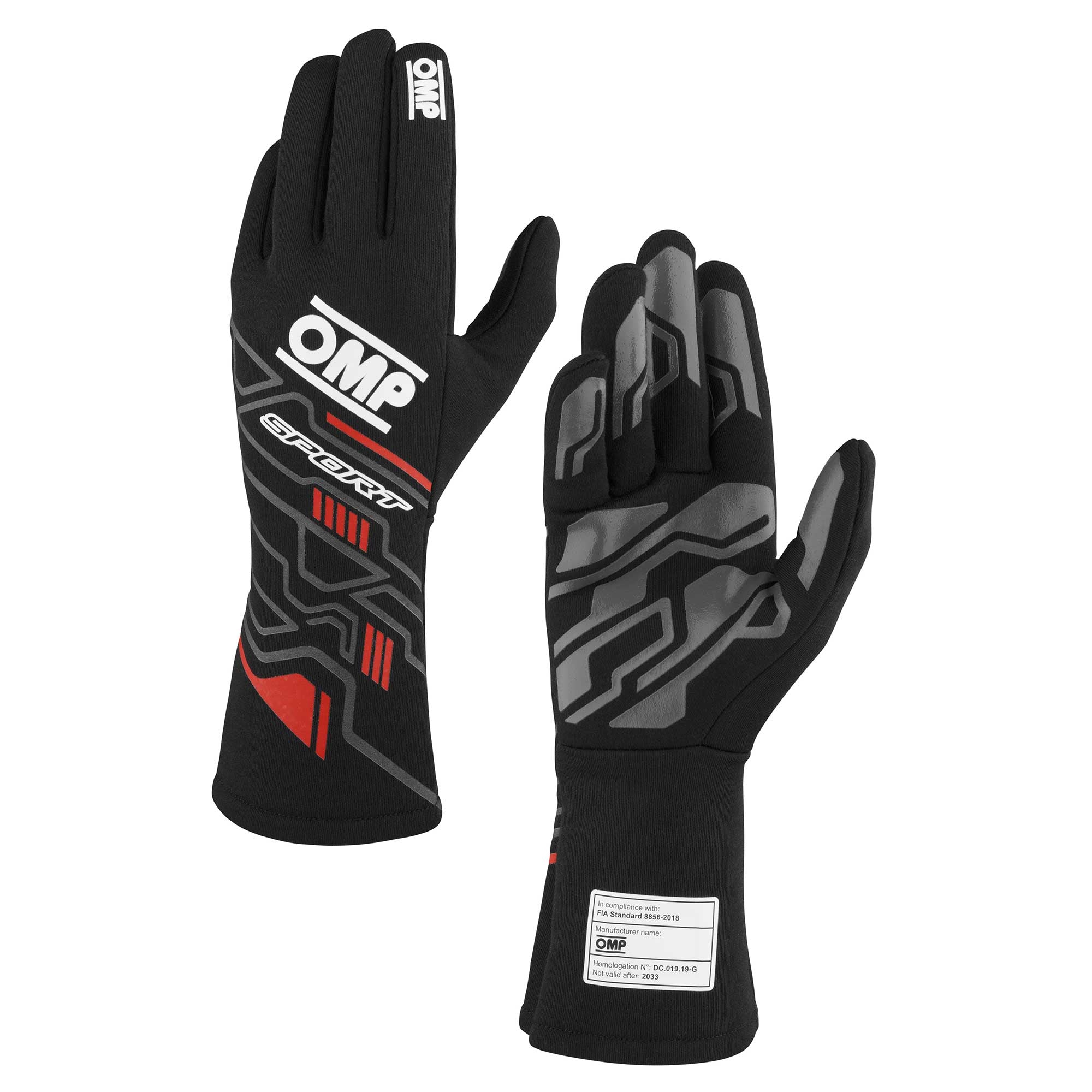OMP SPORT FIA 8856-2018 Racing Gloves