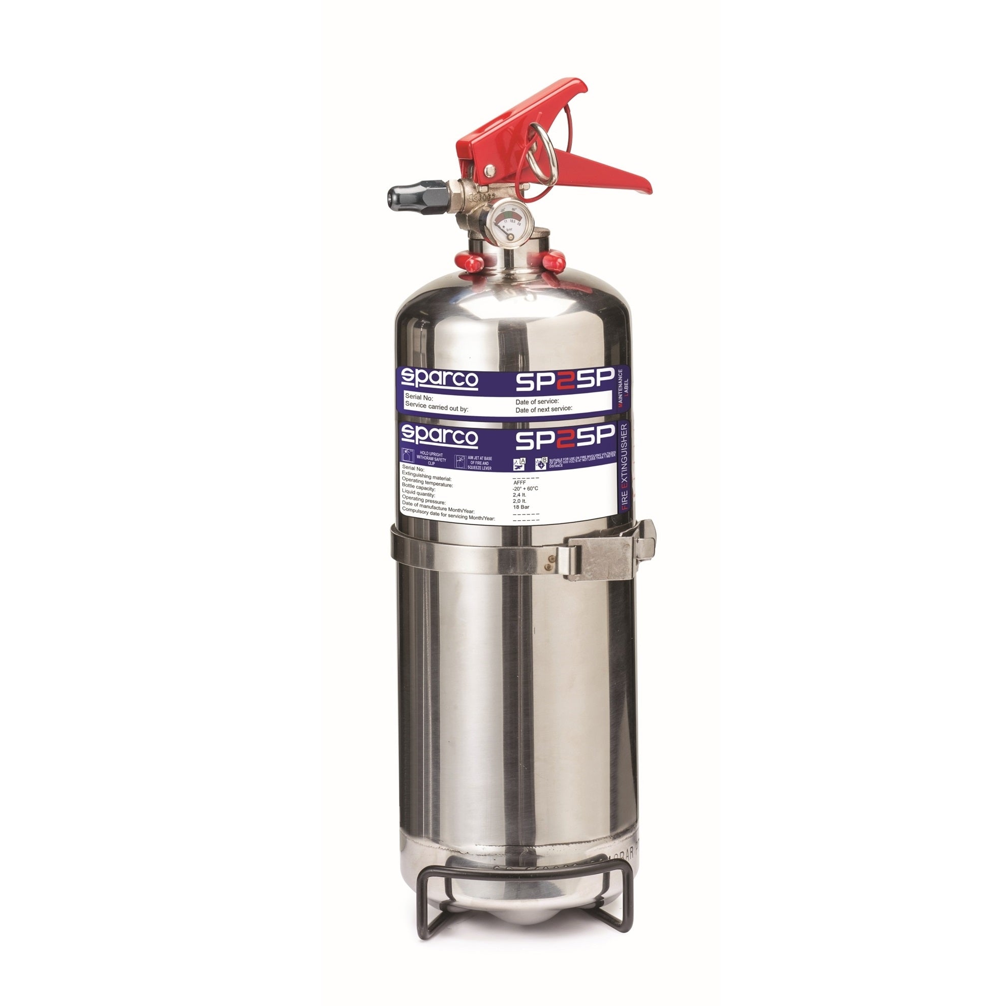 SPARCO 2L AFFF HANDHELD SS (NON-FIA) Extinguisher