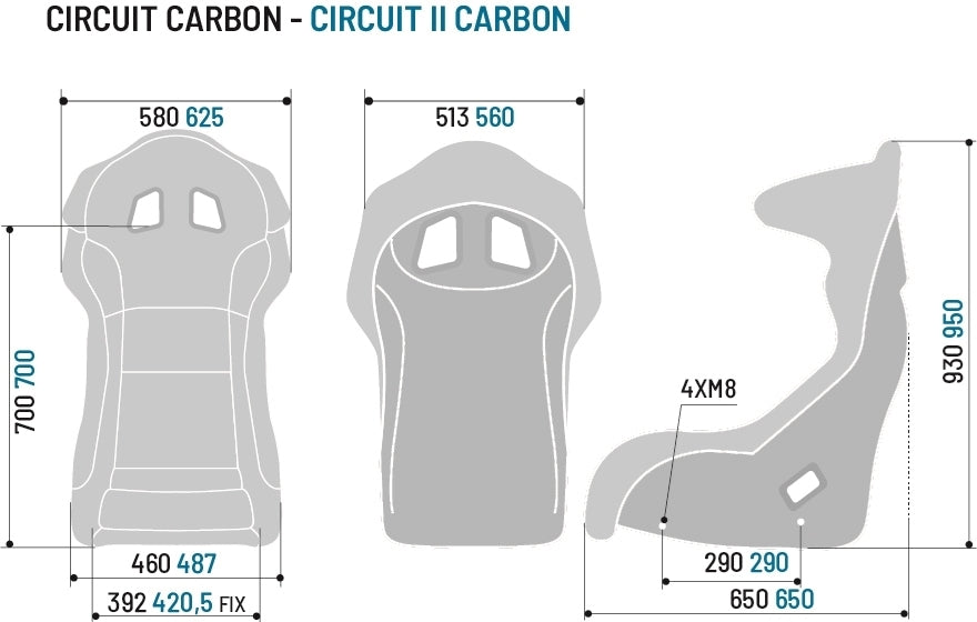 SPARCO CIRCUIT CARBON Racing Seat