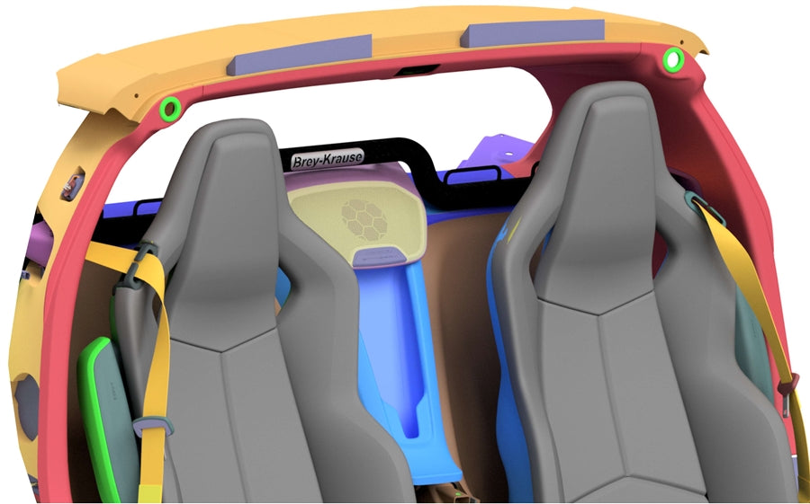 BREY KRAUSE C8 Harness Mount Bar