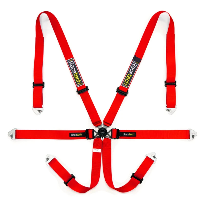 RACETECH Pro International 6-Point Lightweight GT Racing Harness