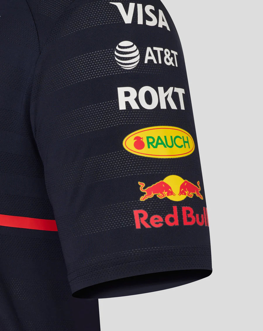 Red Bull Racing F1 Men's 2025 Team Polo Shirt - Navy