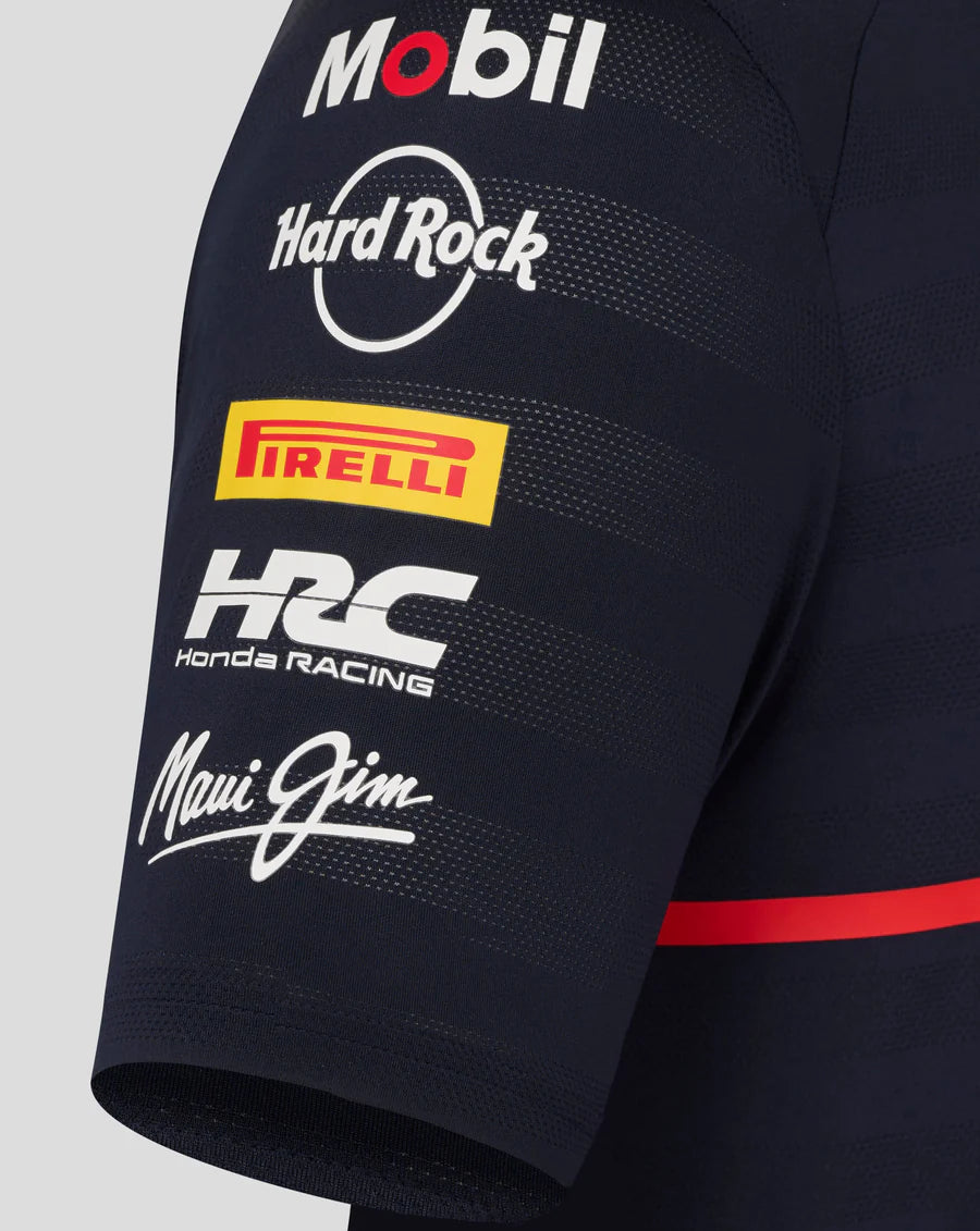 Red Bull Racing F1 Men's 2025 Team Polo Shirt - Navy