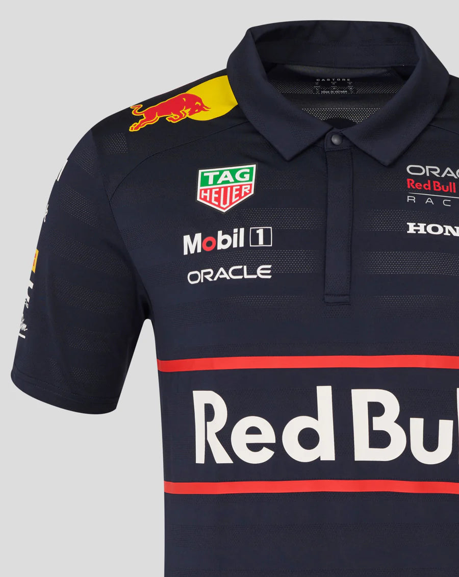 Red Bull Racing F1 Men's 2025 Team Polo Shirt - Navy