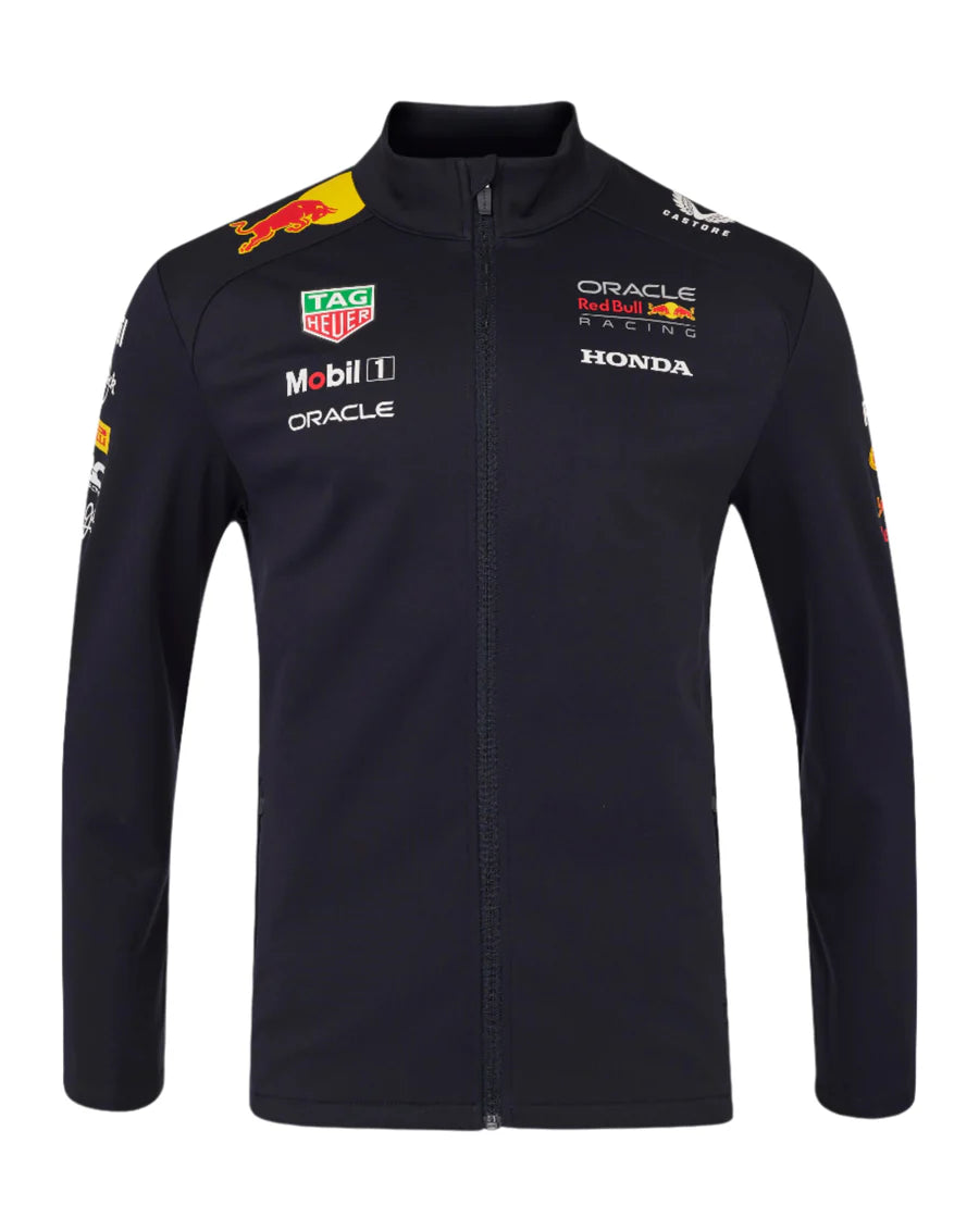Red Bull Racing F1 Men's 2025 Team Softshell Jacket- Navy