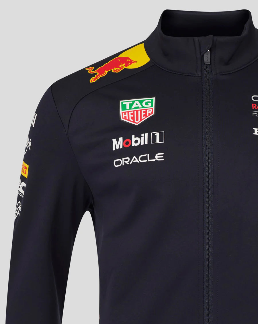 Red Bull Racing F1 Men's 2025 Team Softshell Jacket- Navy