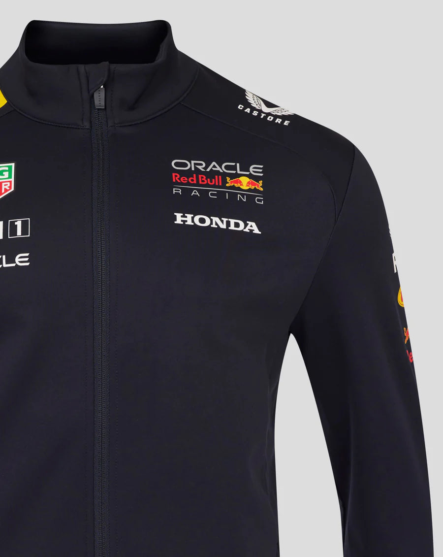 Red Bull Racing F1 Men's 2025 Team Softshell Jacket- Navy