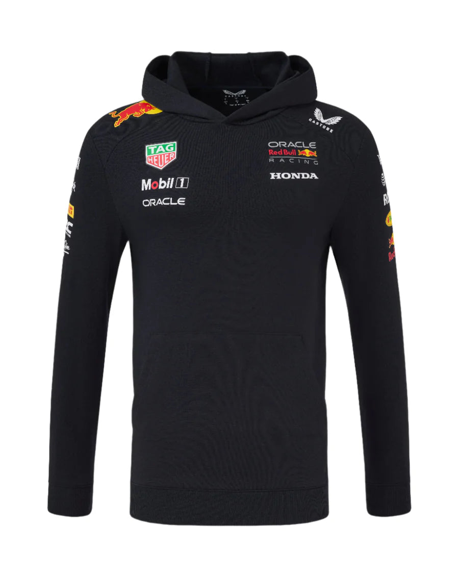 Red Bull Racing F1 Men's 2025 Team Pullover Hoodie - Navy