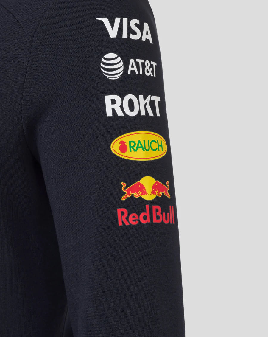 Red Bull Racing F1 Men's 2025 Team Pullover Hoodie - Navy