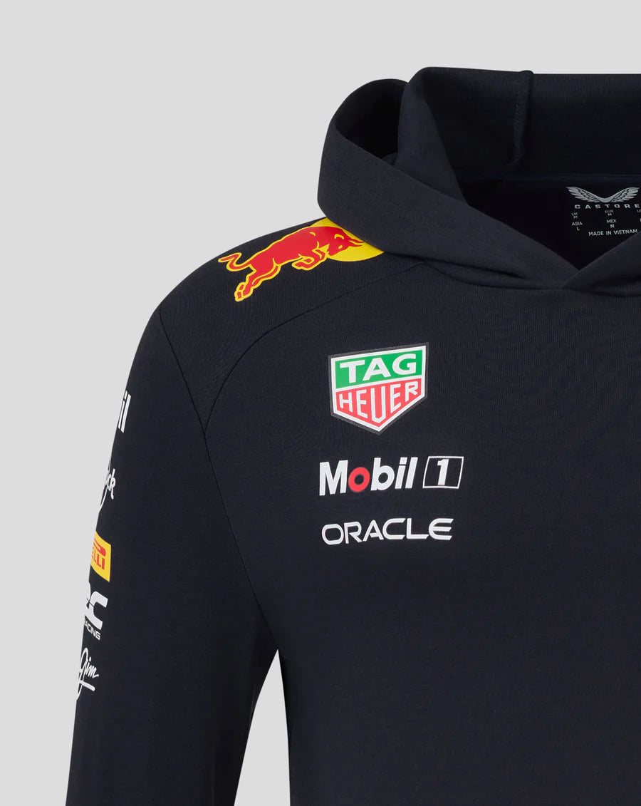 Red Bull Racing F1 Men's 2025 Team Pullover Hoodie - Navy