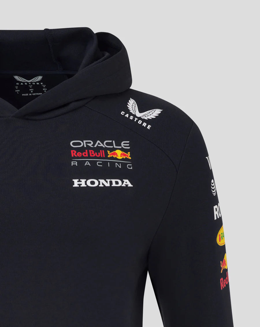 Red Bull Racing F1 Men's 2025 Team Pullover Hoodie - Navy