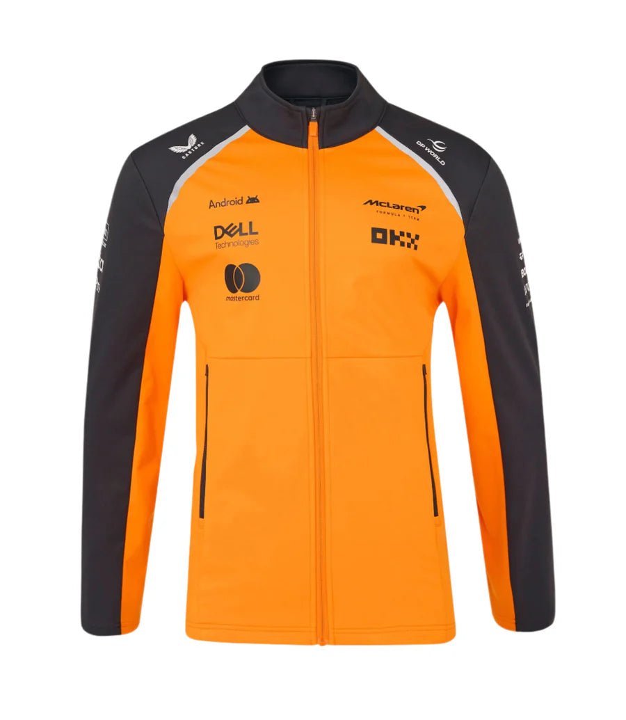 McLaren F1 MEN'S 2025 SOFTSHELL JACKET -Papaya
