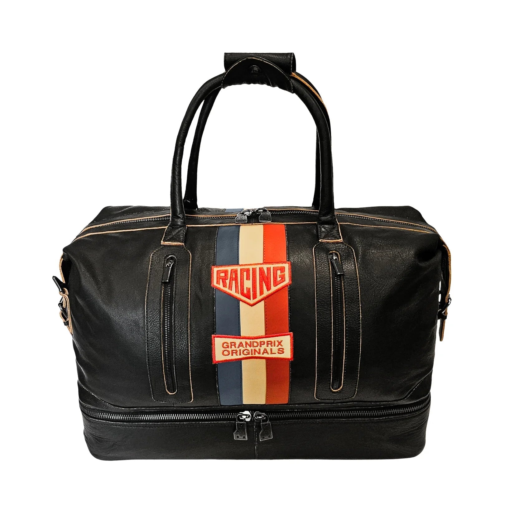 Limited Edition Vintage Leather Track Sport Helmet & Gear Bag