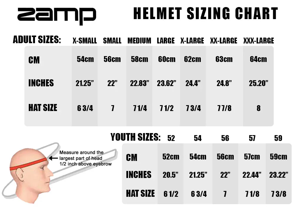 ZAMP RZ-67D Auto Racing Helmet