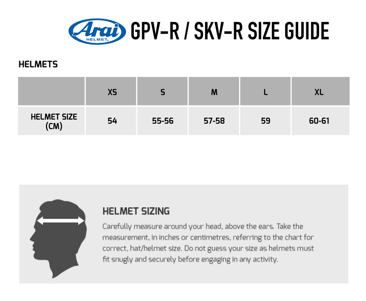 ARAI SKV-R FIA 8878-2024 / K2025 Kart Racing Helmet