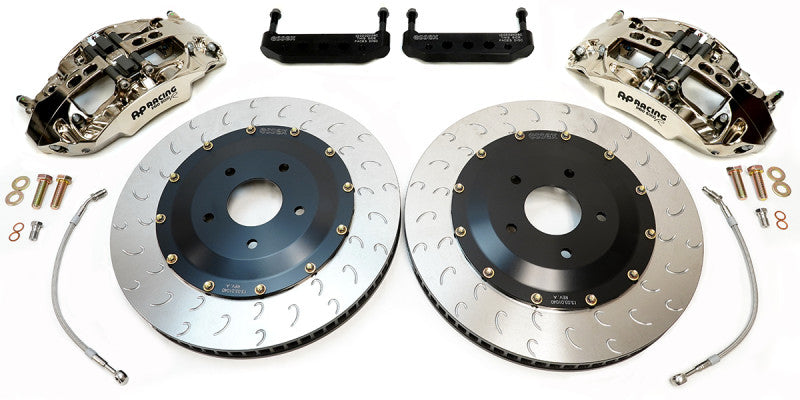 AP Racing Endurance Competition Nickel Plated Big Brake Kit- Front - Fits Porsche 992 w/Iron