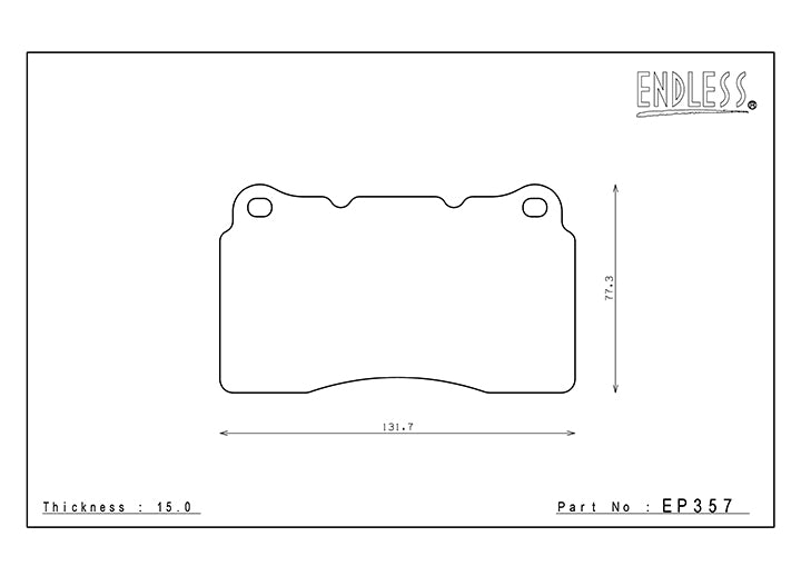 Endless Racing & Street Brake Pads - EIP357