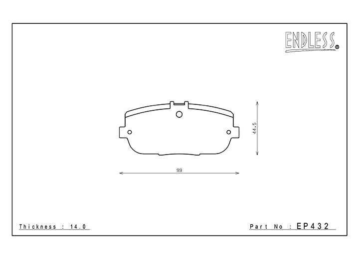Endless Street Front & Rear Brake Pad Kit- Fits 16-19 MX-5 Miata - EP508/EP432