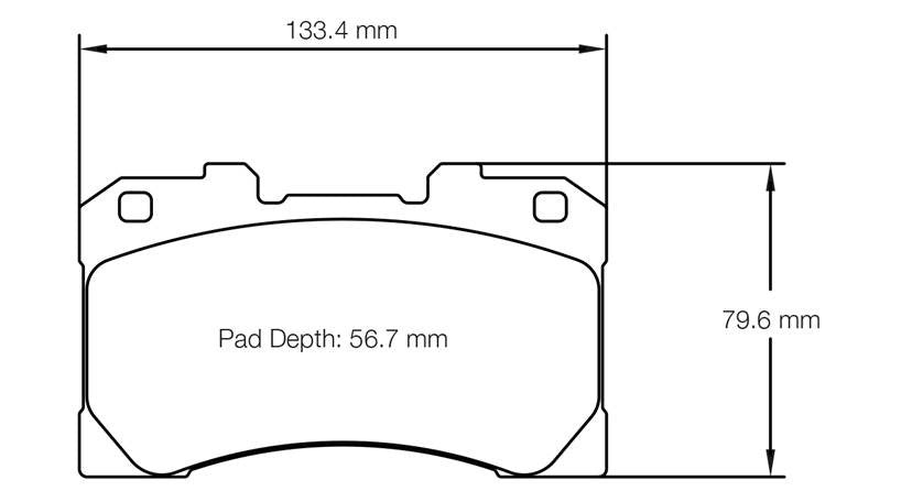 Endless Street Front & Rear Brake Pad Kit- Fits GR Corolla & GR Yaris - EP558/EP559