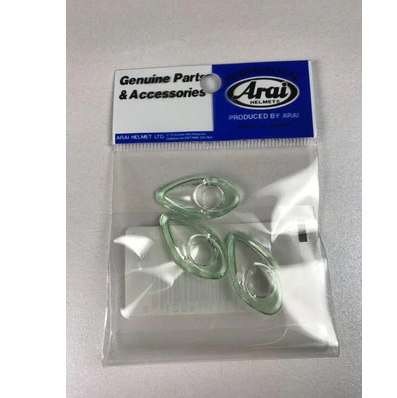 ARAI GP-6/GP-7 PED Tear-Drop Intake Vent Set (3) Clear