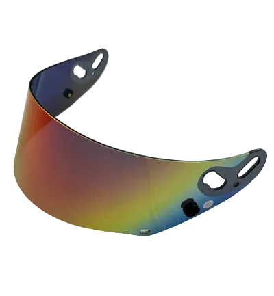 arai crash helmet parts ARAI GP-7 Visor Standard Tint- Red Mirror