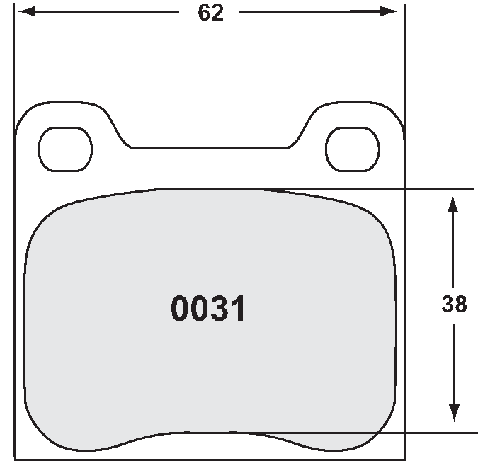 PFC Racing Brake Pads - 0031