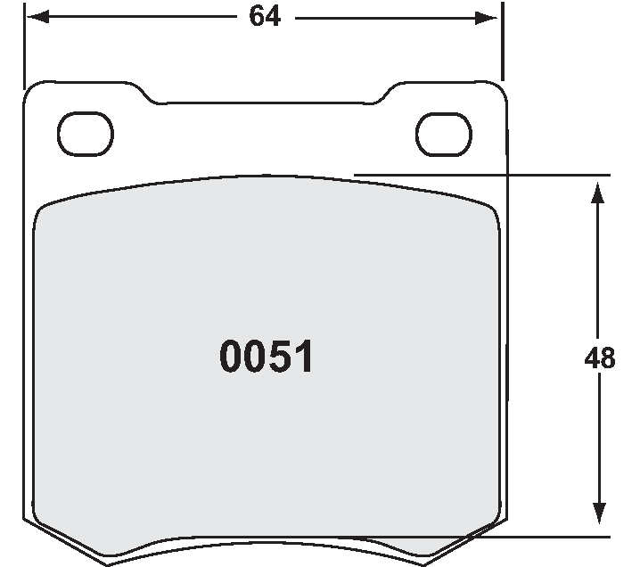 PFC Racing Brake Pads - 0051