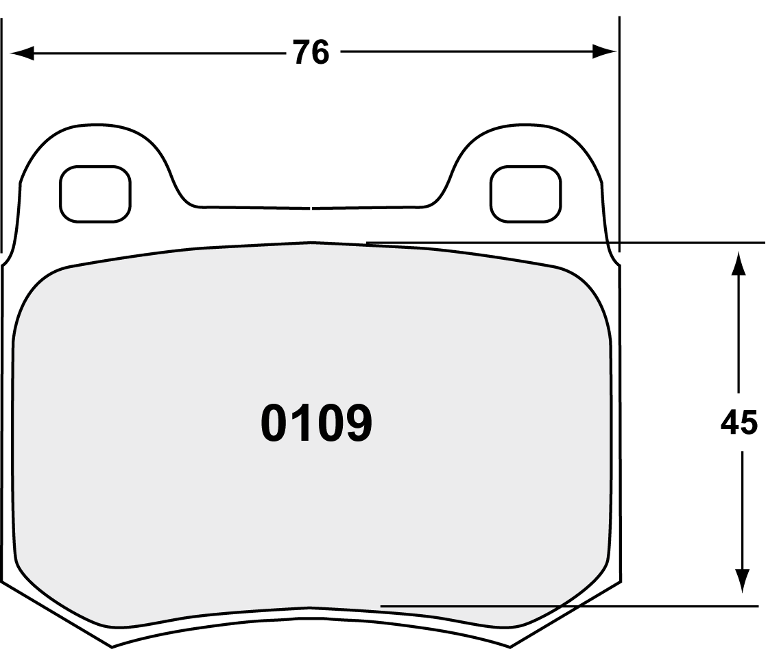 PFC Racing Brake Pads - 0109