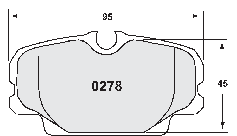 PFC Racing Brake Pads - 0278